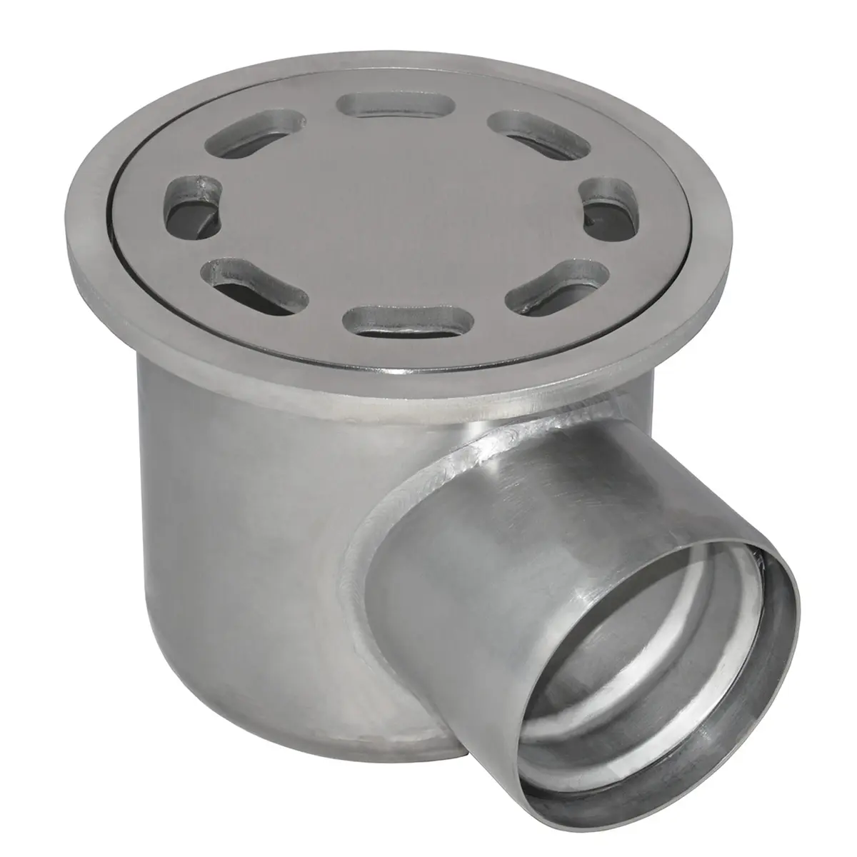 Pyöreä sivusisäänmeno rei’itetyllä levykannella