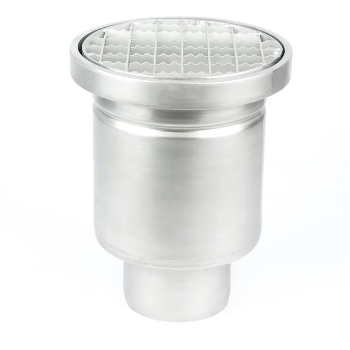 Pystysuora pyöreä viemäri liukuestekannella