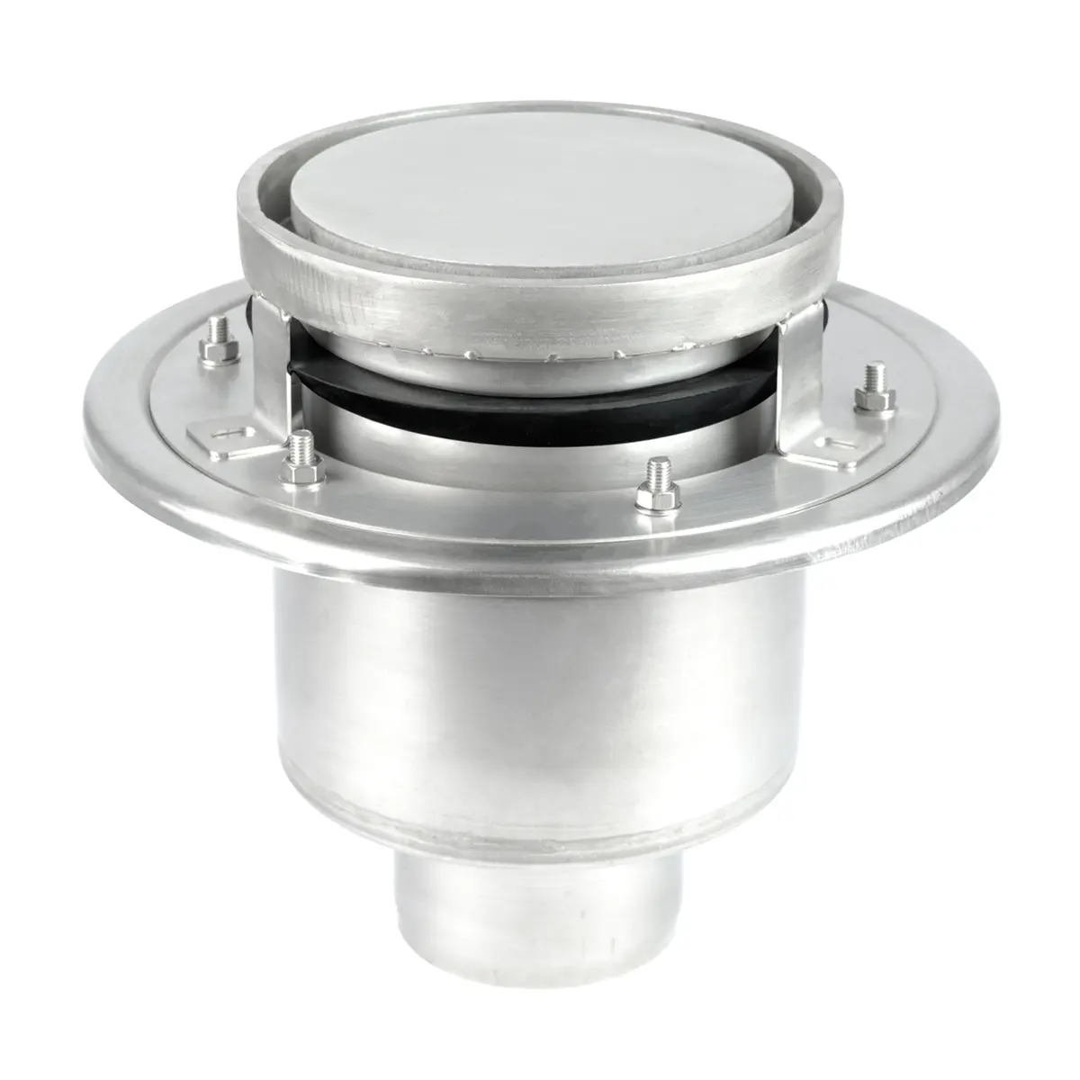 Pyöreä pohjaviemäri kaksiosainen levykannella