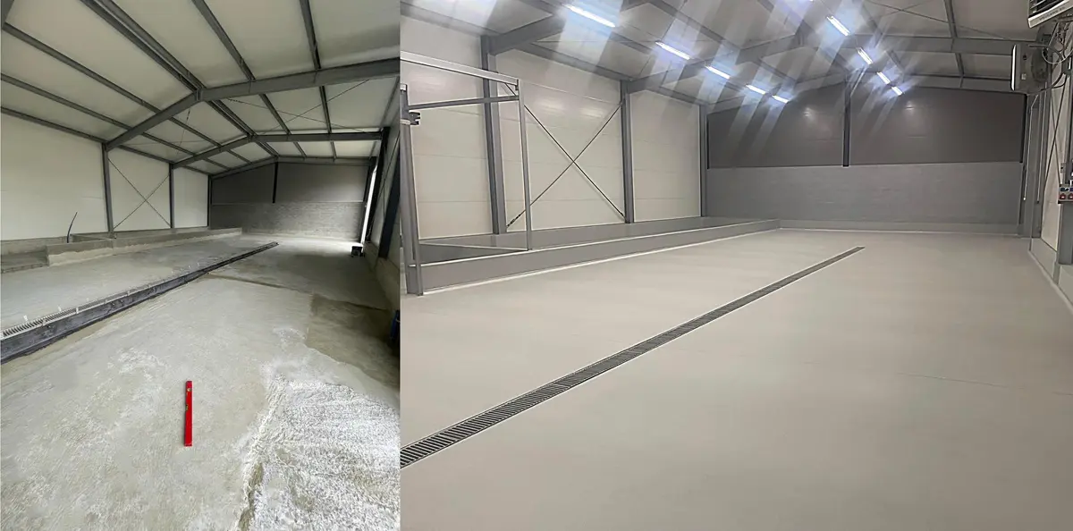 Teollinen viemärikanava tuotantotilassa