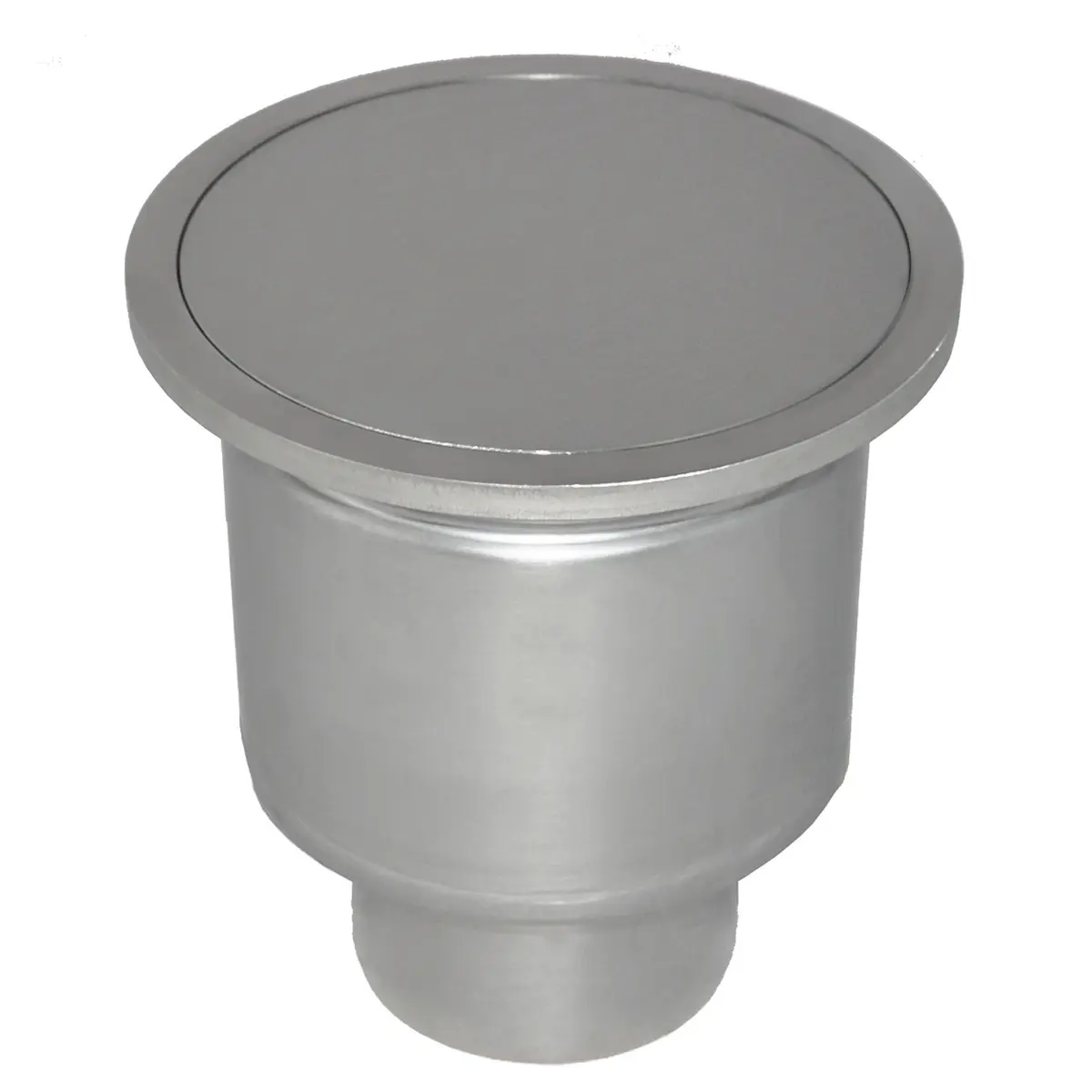 Pystysuora pyöreä viemäri tiiviillä levykannella