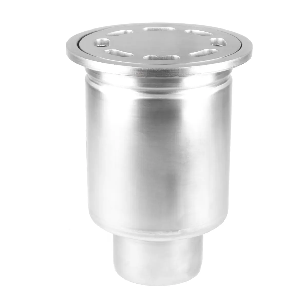 Pystysuora pyöreä tuloputki rei’itetyllä levykannella