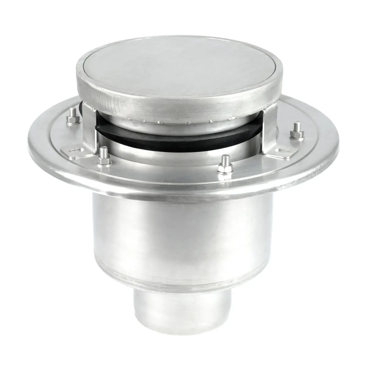 Pyöreä pohjaviemäri kaksiosainen tiiviillä kannella