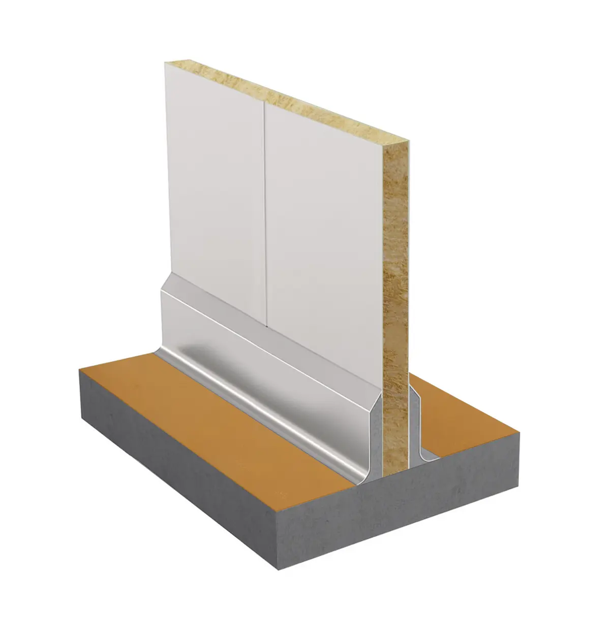 Ruostumaton teräs sokkeli Clip-On